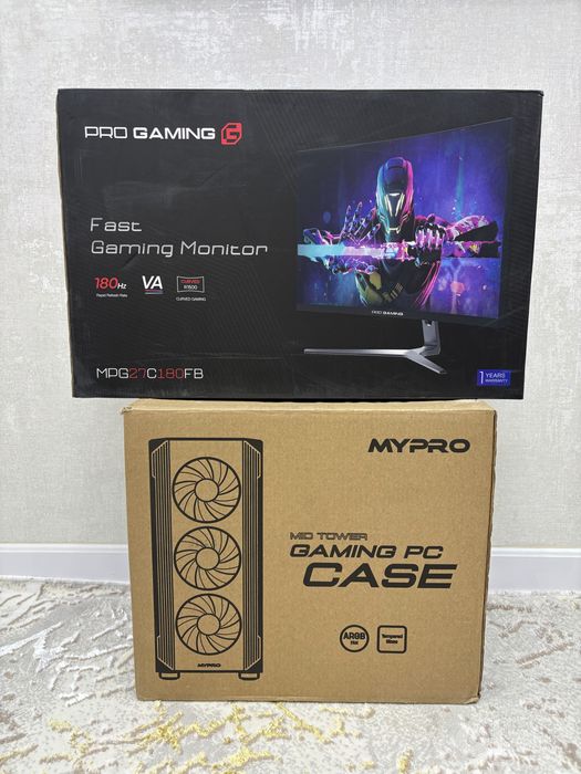 Новый игровой ПК i7-12700F / RX 580 / 16GB DDR4 / SSD + 500GB + Монитр