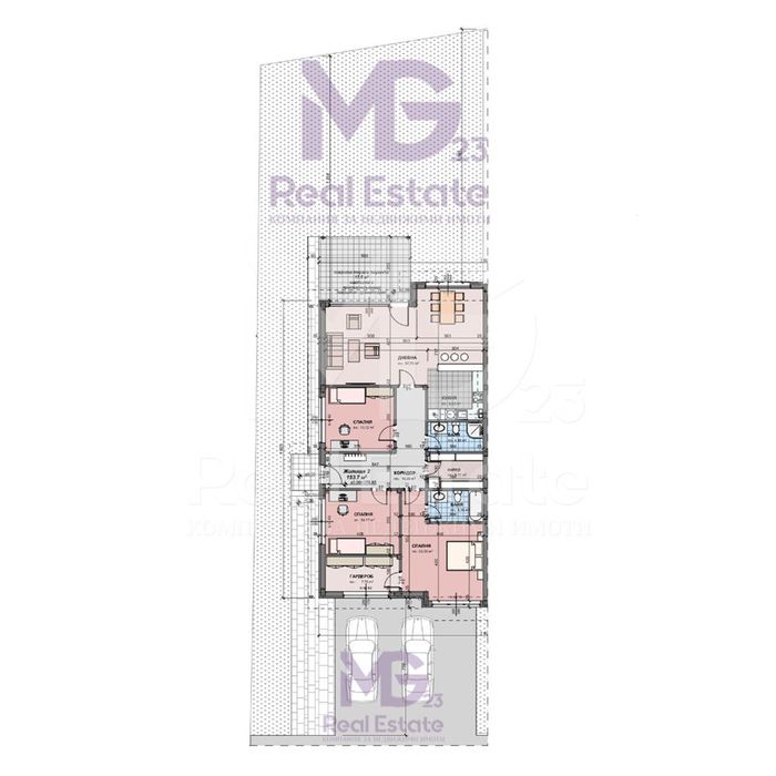 Едноетажна семейна къща с ТРИ спални!