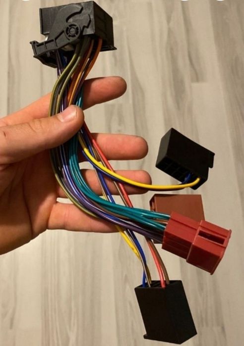 Mufa Conector Adaptor Cablu AUDI RNS-E Quadlock RNS E Audi 40 Pini