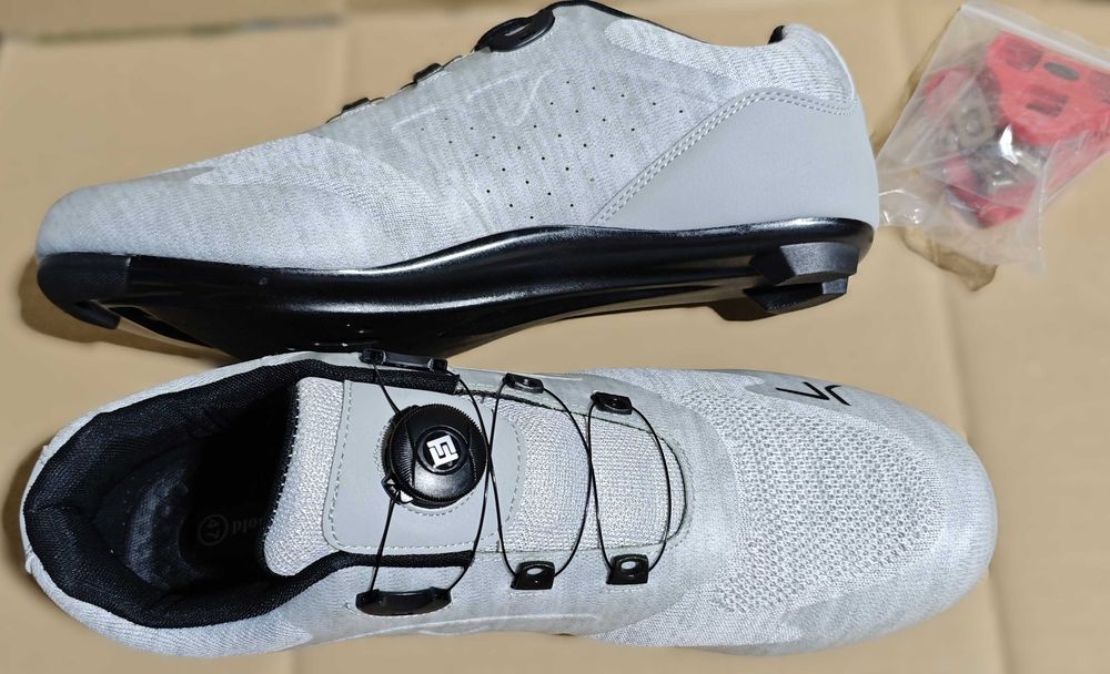 Велосипедни обувки, свръх леки, съвместими с Peloton & Look SPD-SL №47