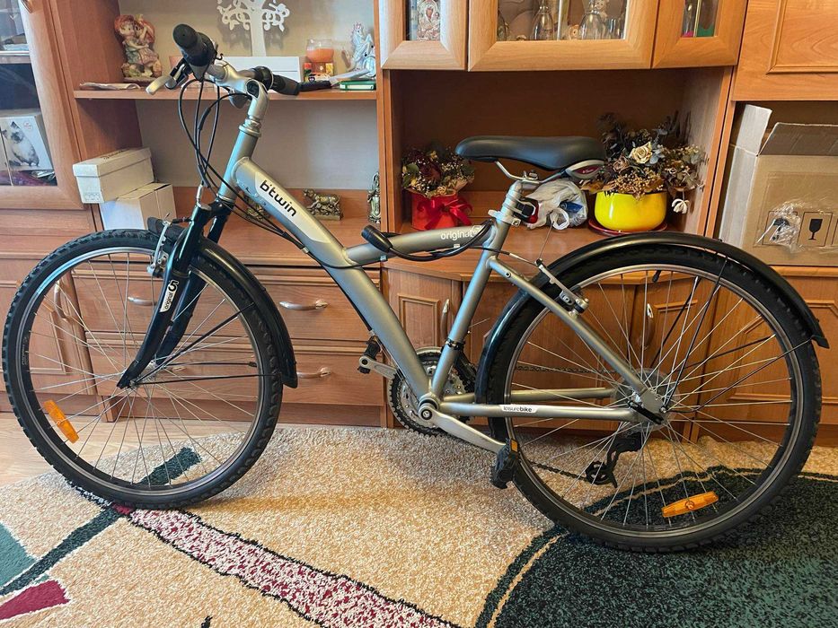 Original 5 Gri - B'Twin , bicicleta, impecabila