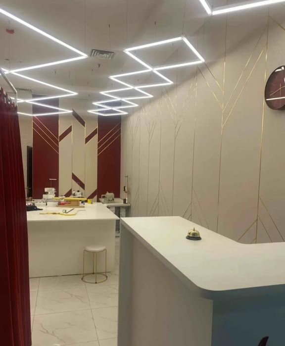 Установка бамбуковых панели .