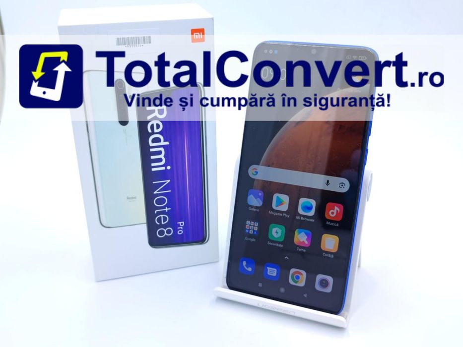 Xiaomi Redmi Note 8 Pro 128GB Ocean blue, Garantie 24 luni | #D93359