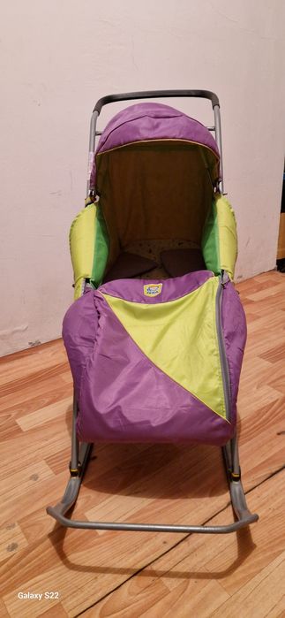 Санки коляска детские бренд Nika