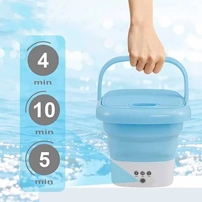 Mini mașină de spălat rufe pliabilă