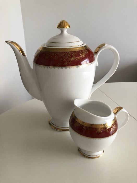 Порцеланова Кана за кафе и латиера