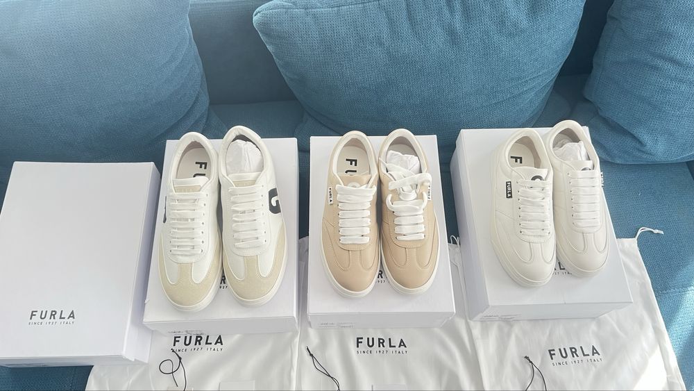 Сникърси FURLA Step Sneakers в 3 модела.100% оригинал с етикети кутии care instructions,противопрахова торбичкс, всичко.Ограничени бройки