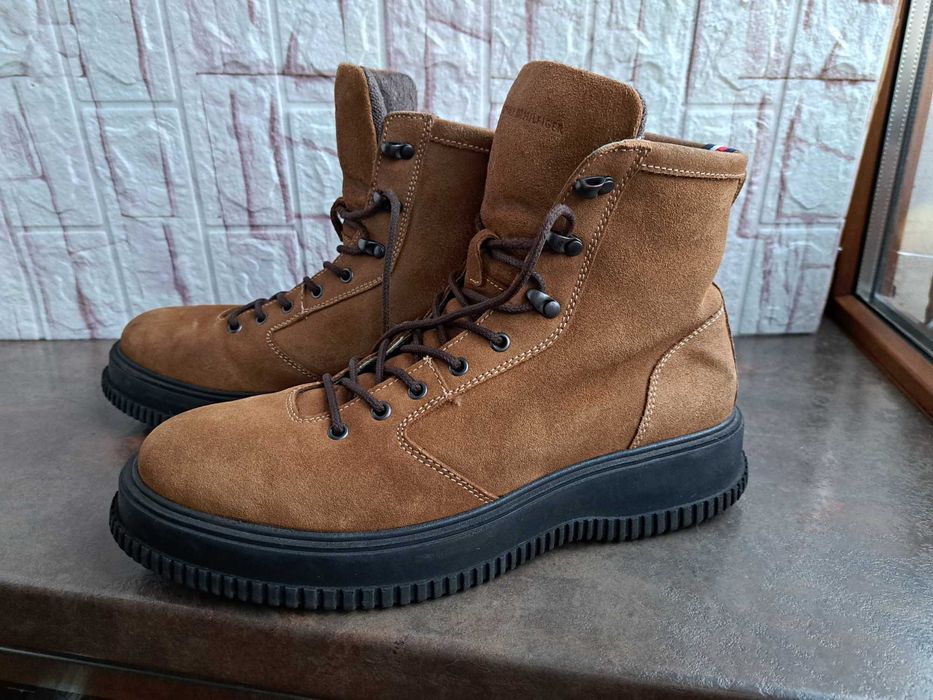мъжки зимни обувки,боти,кубинки,ном44,Tommy Hilfiger