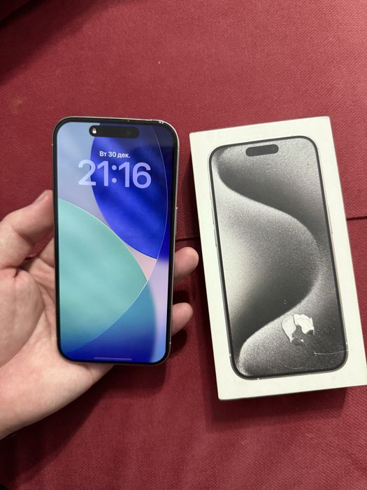 Продам iphone 15 pro 128gb физ сим
