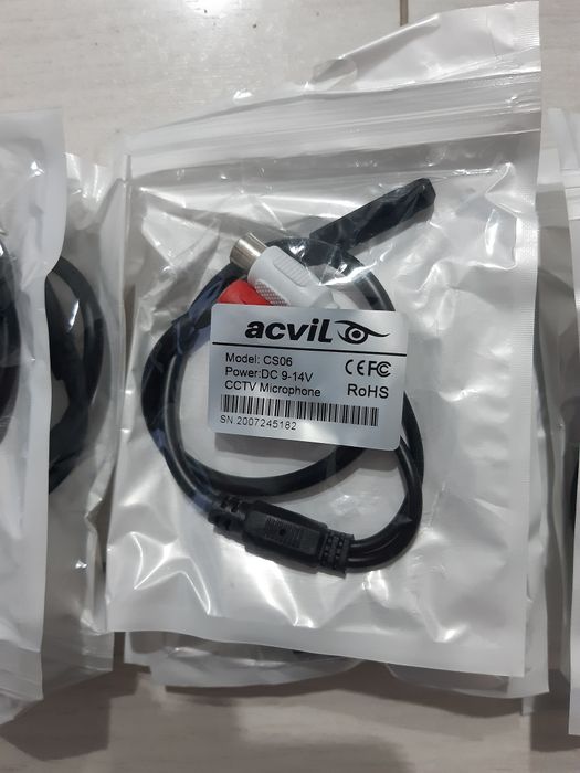Microfon camera supraveghere, CCTV Microphone  , 1 buc /20 lei