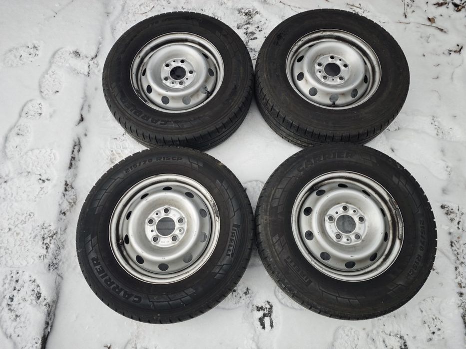 Jante otel originale Ducato 5x118, 6jx15, ET68 cu anv vara 215/70/15C