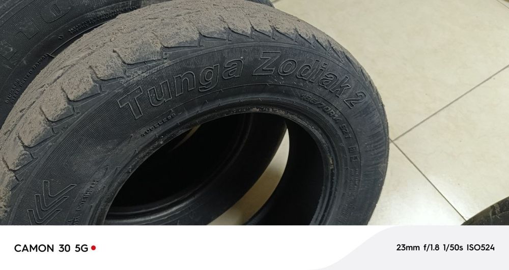 Продам шины б/у размер 14, 165.70