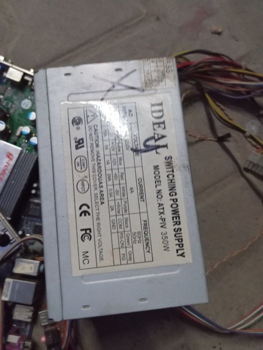 Продам комплект материнская плата DDR 2 офисная