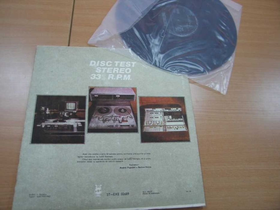 Electrecord disc test PICK-UP