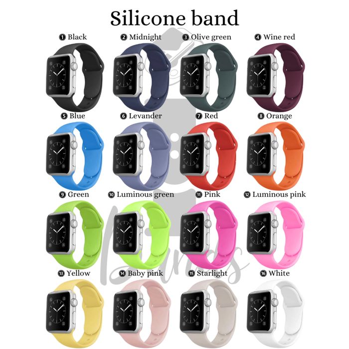 Силиконова каишка за Apple Watch ULTRA/SE/11/10/9/8/7/6/5