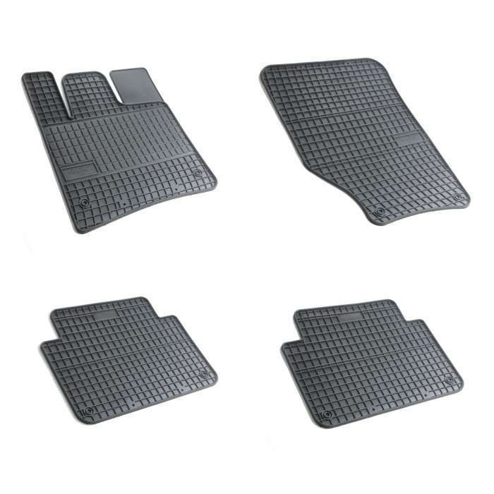 Set covorase auto din cauciuc Audi Q7 (4L) 2005-2015, presuri BestAutoVest, negre, 4 buc