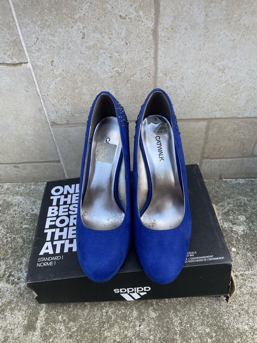 Pantofi de ocazie catwalk- albastru 38