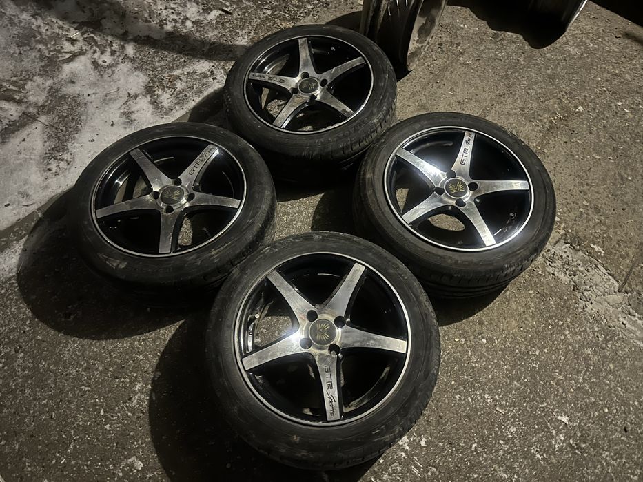 R15 185/55 4х98 литые диски с резиной