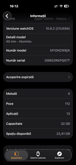 Apple watch SE pink gold aluminium case