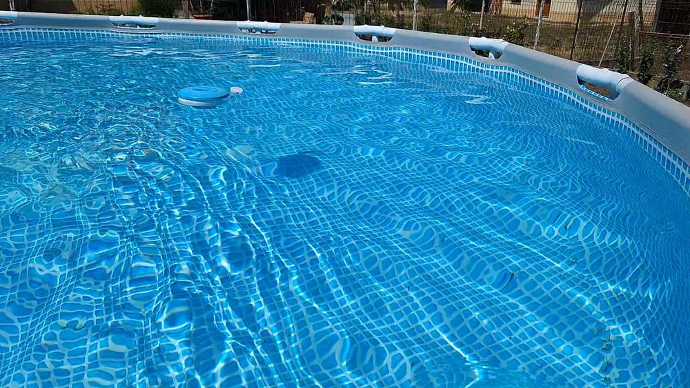 Intex Prism Frame 457×122 .Folosit 3 veri.