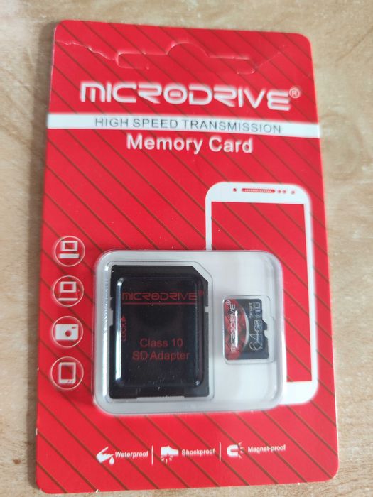 Card Microdrive 64 GB - clasa 10