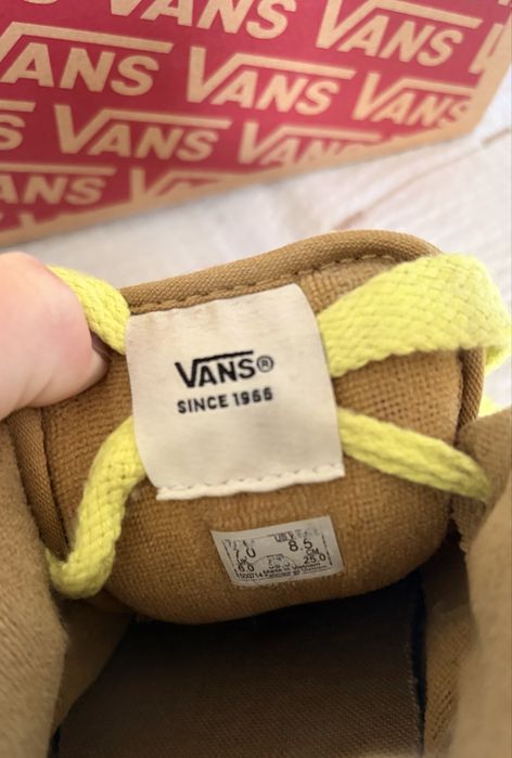 Кеды Vans knu skool оливковые