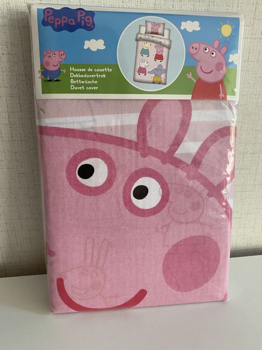 Детски спален комплект от 2 части Peppa Pig Little Friends прасенцето Пепа, за кошарa/малко легло