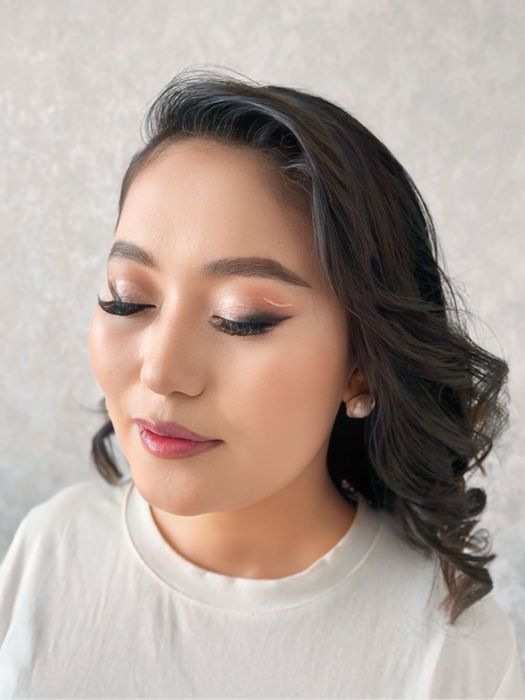 Макияж и локон!!