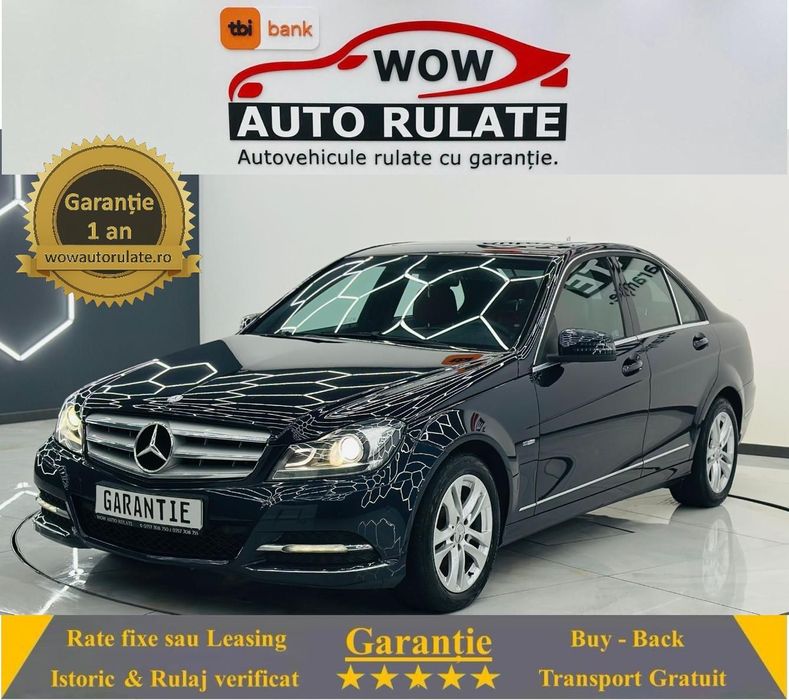 Mercedes-Benz C 2012 2.2D E5 Garantie 12 Luni Rate Avans 0 Doar Cu Buletinul