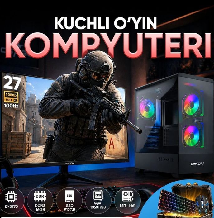 Arzonga RGB tayyor kompyuter