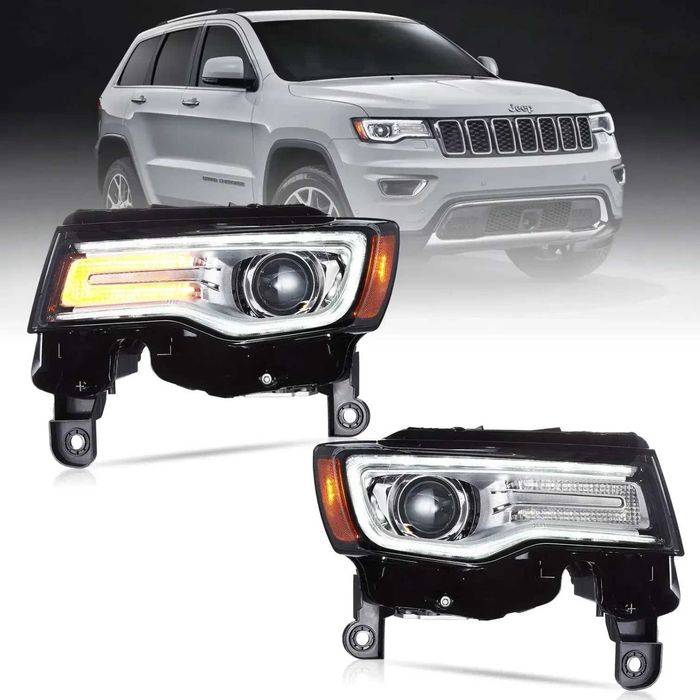Уникален комплект фарове Jeep Grand Cherokee FULL LED WK2 2014 - 21г.