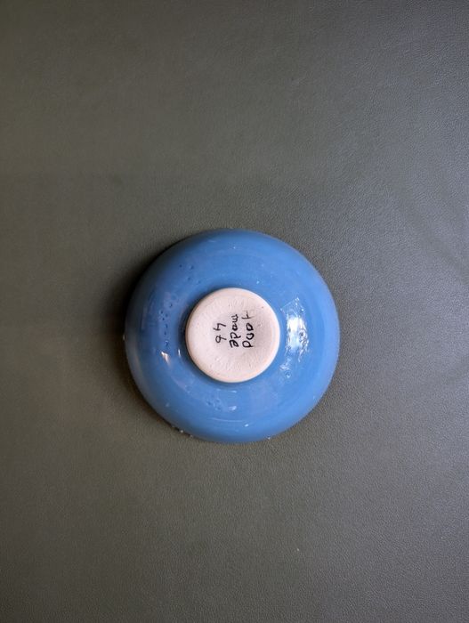 Bol ceramic pictat manual, 12 cm