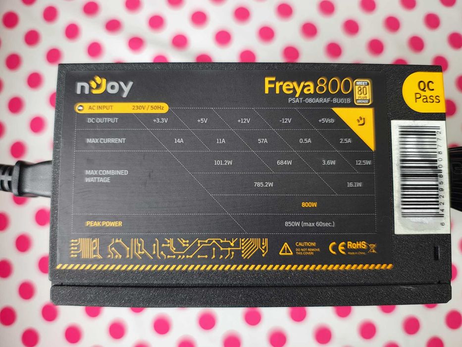 Sursa PC nJoy Freya RGB 800, 800W.