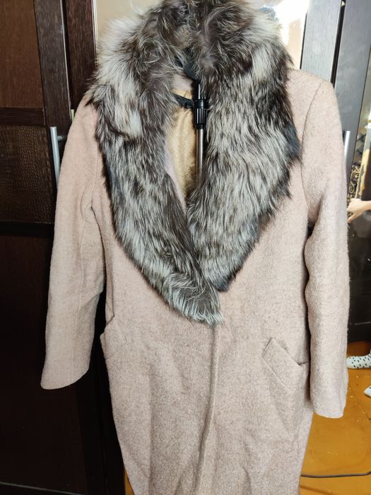 Пальто зимнее шерстяное