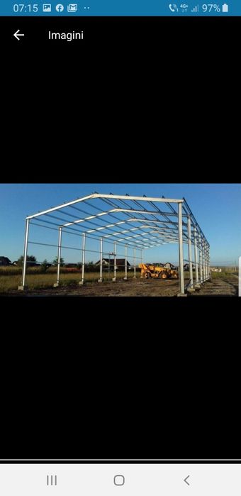 Vând structură   metalică din profile 14x25x6