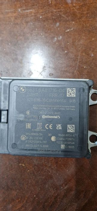 Senzor Radar Frontal ACC BMW Distronic OEM 66315A81716 Continental ARS4-A