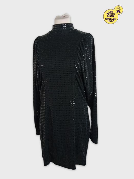 Парти черна рокля H&M