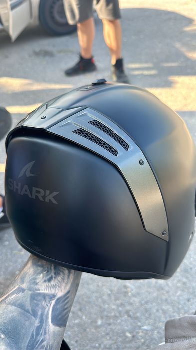 Каска Shark spartan black matt носена 10 пъти.  Размер : XL