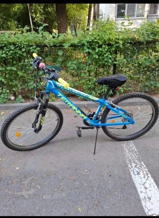 Bicicleta Copii Dhs Terrana roti 24 Inch, Albastru