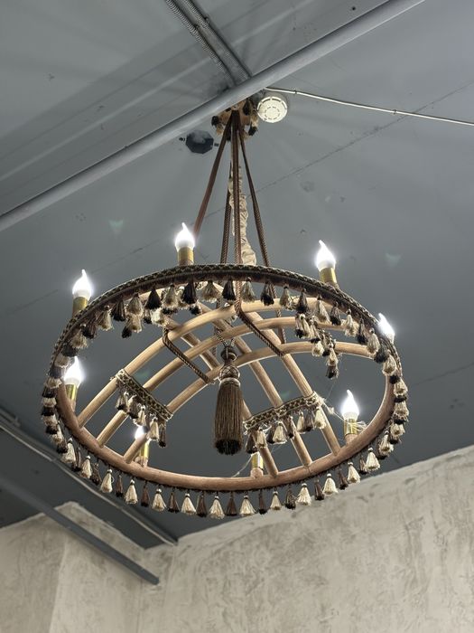 Люстра в этно стиле