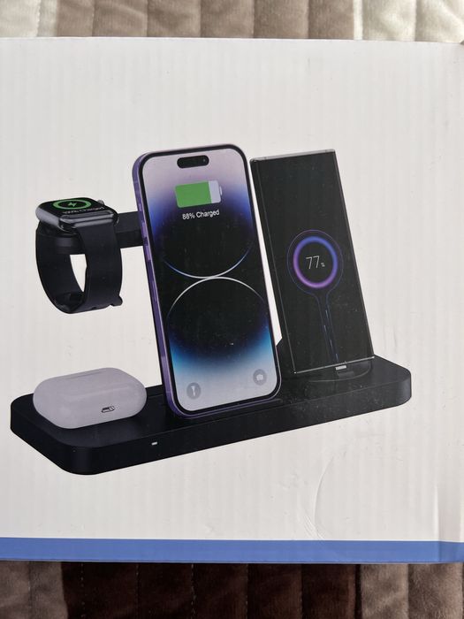 Statie de incarcare wireless 6 in 1