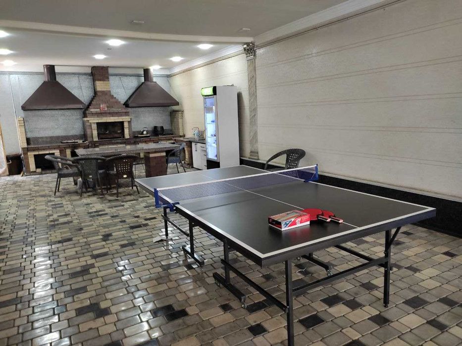 НОВЫЙ Теннисный стол ATLETPRO_UZ  (с роликами). Первых рук