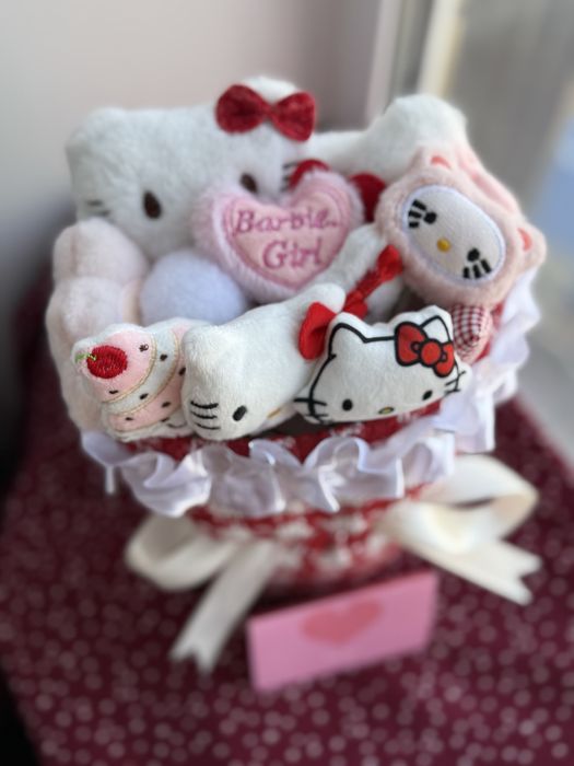 Букет из игрушек. Подарок для девочки