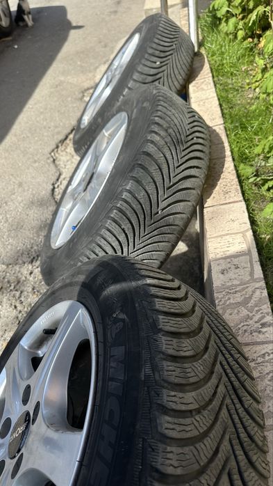 Jante VW / skoda / seat r 15” Cauciucuri bune 5x112