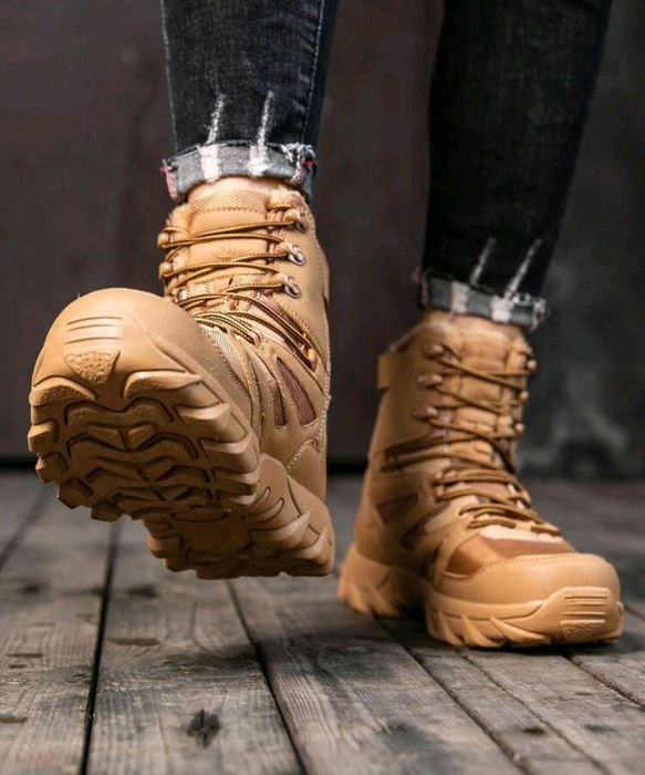 Нови мъжки кубинки каки  непромокаеми ботуши тактически работни 45/46