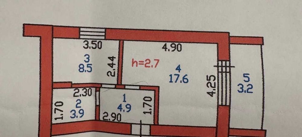 Продам 1 ком в 19 мкр