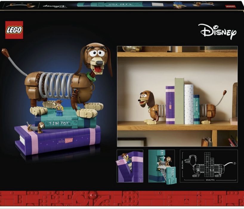 LEGO Disney 43301 - Slinky Dog Bookends (Nou, Sigilat)