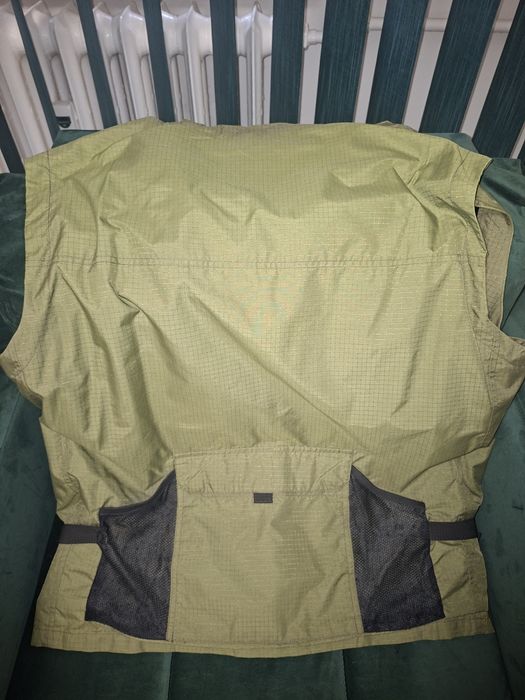 Vestă outdoor WTG Waterproof – drumeție / pescuit, mărime L