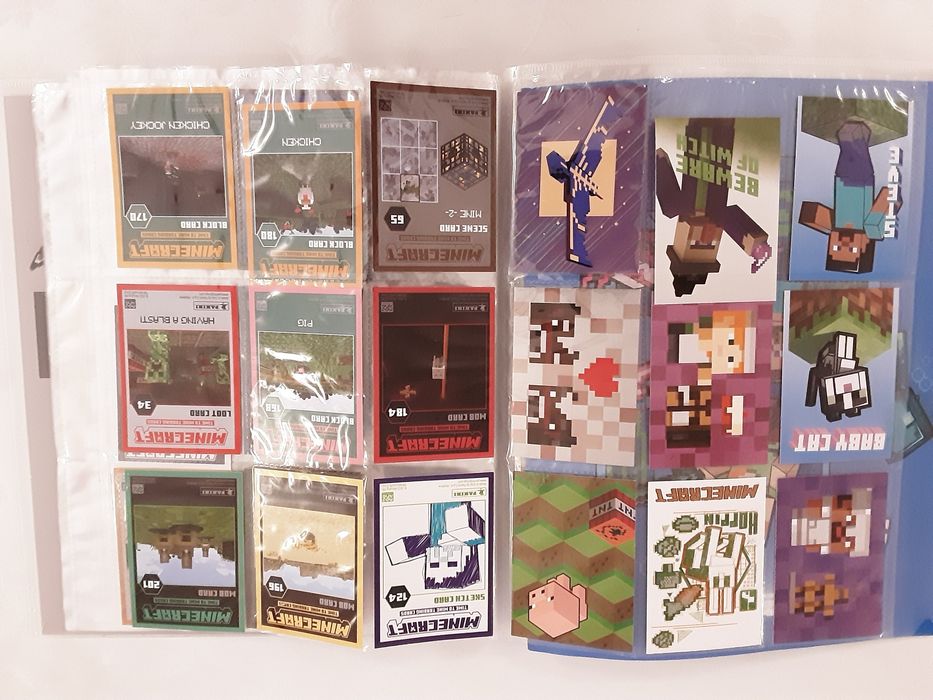 Colecție cartonașe Minecraft/ Super Mario Panini 2022 / Catalog
