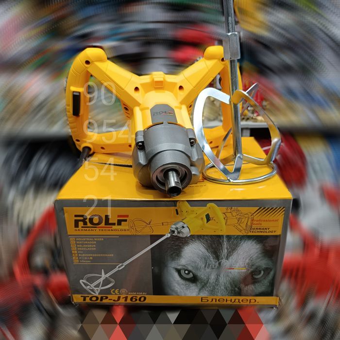 Миксер строительный 1800w миксир мешалка